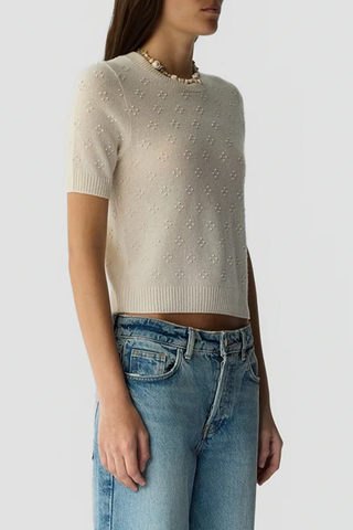 Compass Sweater Tee | Cream