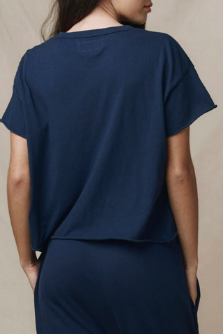 The Crop Tee | True Navy