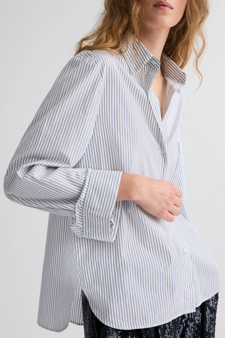 Next Morning Shirt | White/Midnight