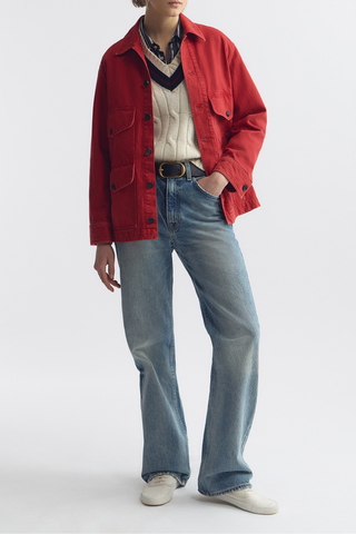 Leroy Jacket | Scarlet