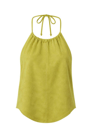 Rosie Suede Top | Limoncello