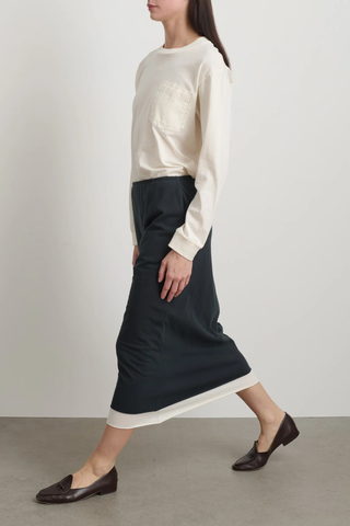 Slip Skirt | Faded Black/Oyster Overdye