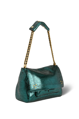 Lulu M Bag | Lamé Vert