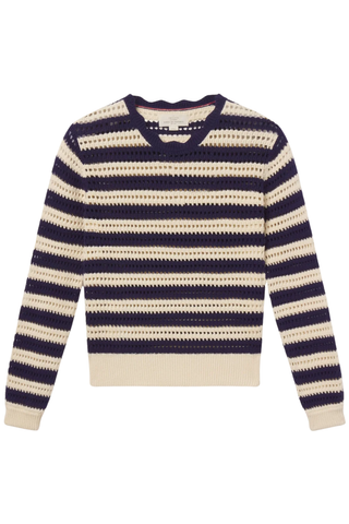 Ryann Sweater | Navy Stripe