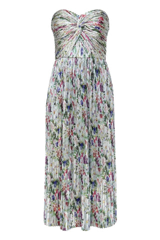 Adelaide Strapless Pleated Dress | Sterling Floral
