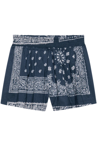 The Smocked Sleep Short | Bandana Patchwork