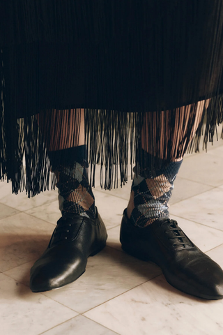 The Argyle Socks | Navy Multi
