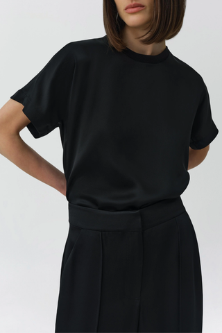 Addy S/S Combo T-Shirt | Black