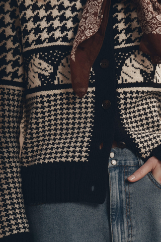The Pony Cardigan | Black