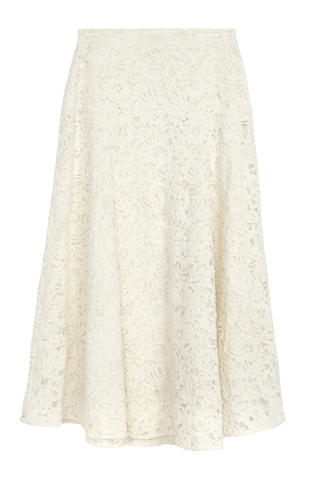 The Relic Lace Saddle Skirt | Cream