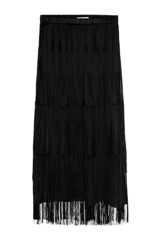 The Fringe Skirt | Black