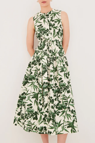 green toile dress Atlas Dress