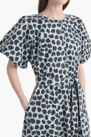 Paulina Dress | Vapor Spotted Leopard