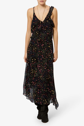 Luxie Dress | Black/Ecru