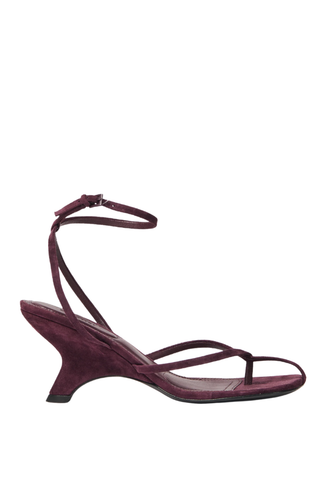 Kelsey Suede Strappy Wedge | Fig