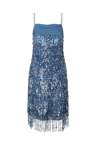 Astella Dress Midi | Blue