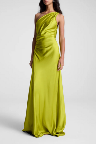 Aster Gown | Green Amber