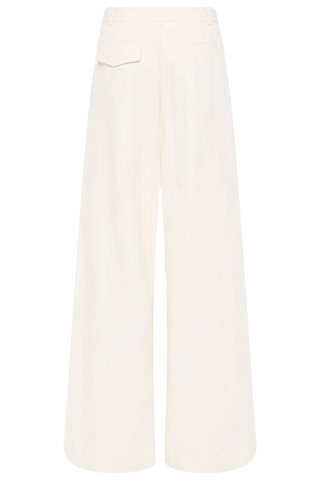 Minimal Fold Trousers | Ivory