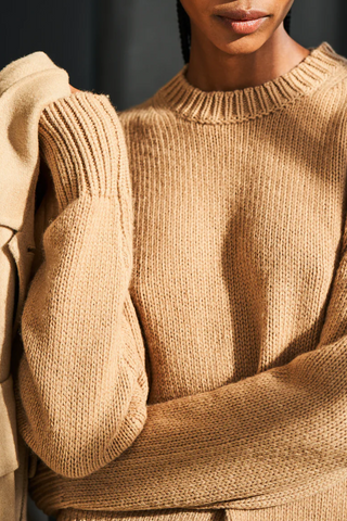 Porter Crewneck Sweater | Camel
