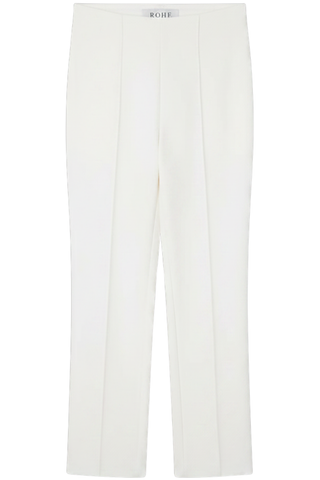 Cigarette Leg Trousers | Optic White