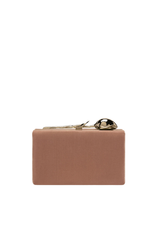 Bloom Minaudière Clutch | Powder Pink Velvet