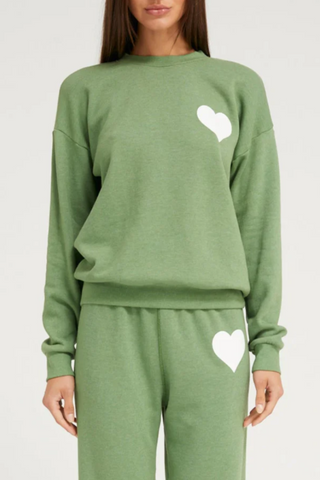 Heart Sweatshirt | Fern