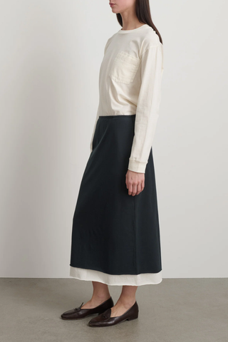 Slip Skirt | Faded Black/Oyster Overdye