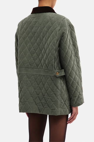 Clelia Jacket | Amara Mint Matellassé