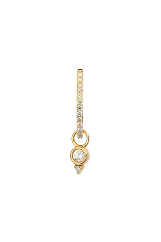 Classic Diamond Bezel Charm