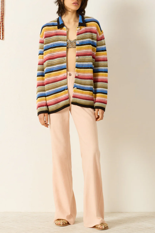 Emery Ombre Crochet Top | Multi Color