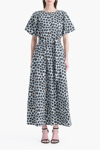 Paulina Dress | Vapor Spotted Leopard