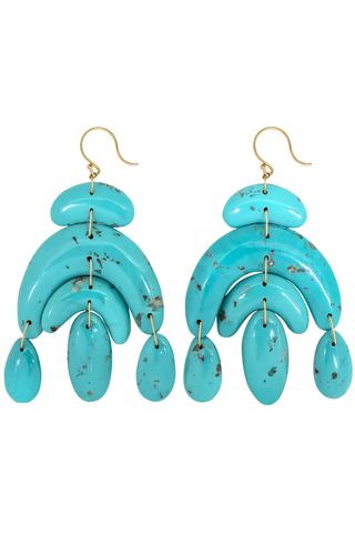 Totem Chandelier Earrings | Turquoise
