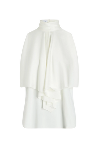 Belinda Cascade Front Top | White