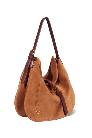 Luis Bag | Split Suede Caramel