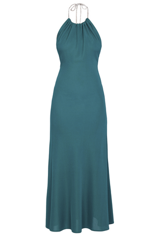 Viscose Knit Dress | Zenith Blue