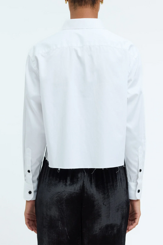 The Artist Crop | White Matte Black