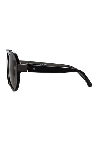 The Attico Jurgen Aviator Sunglasses | Black