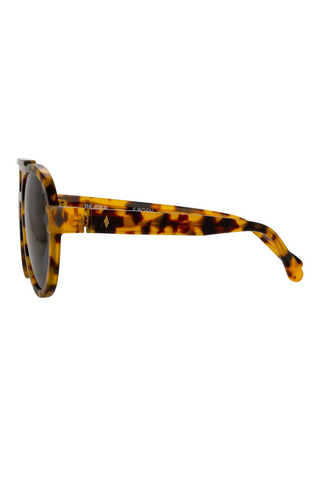 The Attico Jurgen Aviator Sunglasses | Tortoiseshell