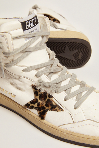 Sky Star Nappa Upper With Serigraph Leo Horsy Star And Ankle | White/Beige Brown Black Leo
