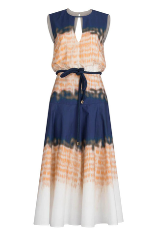 Bora Dress | Mediterranean Coral Blue