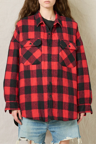 CPO Shirt Jacket | Printed Red Buffalo