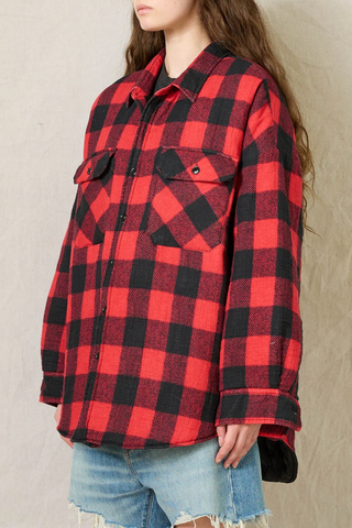 CPO Shirt Jacket | Printed Red Buffalo