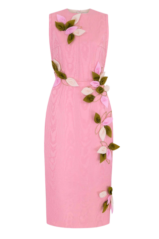 Cappia Dress | Pink Moiré Mikado