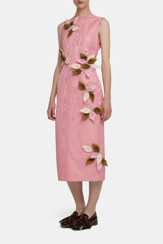 Cappia Dress | Pink Moiré Mikado