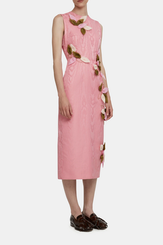 Cappia Dress | Pink Moiré Mikado