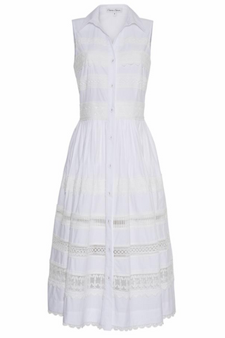 Carnation Dress | White