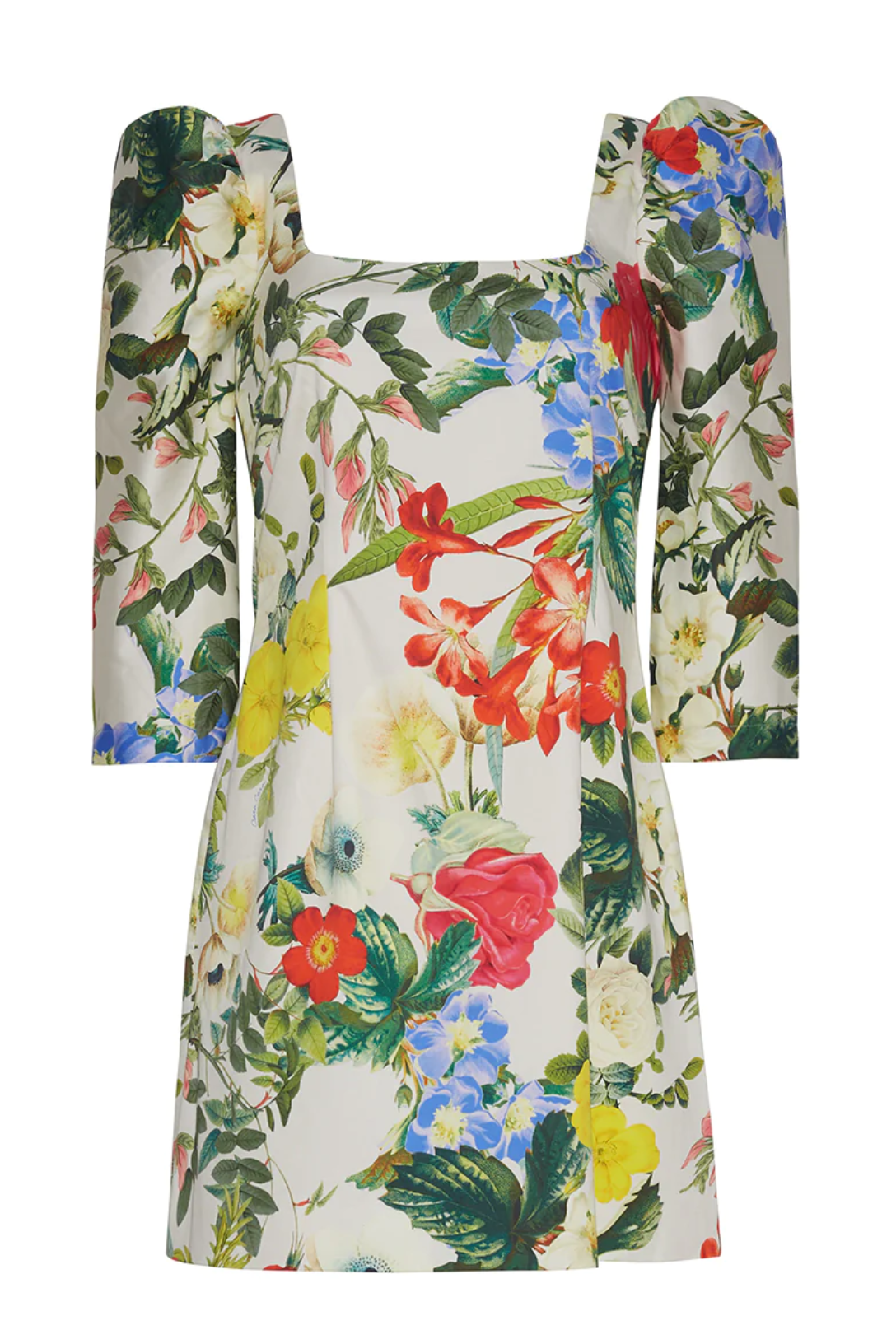 Cara Cara Belinda Dress 2 Egret Kingston Floral