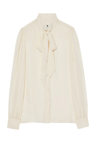 Carina Silk Blouse | Ivory