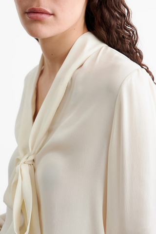 Carina Silk Blouse | Ivory