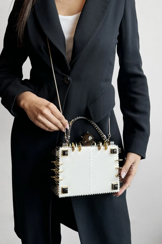 The Chest Clutch | Ivory